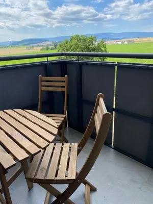 Balkon lub taras w obiekcie Apartament Flow