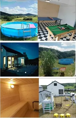 Basen w obiekcie WIDOKOVO - Relax, cisza,widoki, sauna & jacuzzi wliczone w cenę lub w pobliżu
