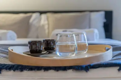 Łóżko lub łóżka w pokoju w obiekcie Apartament w Śródmieściu Odnowa