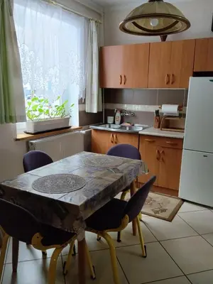 Kuchnia lub aneks kuchenny w obiekcie Zacisze Sokolec