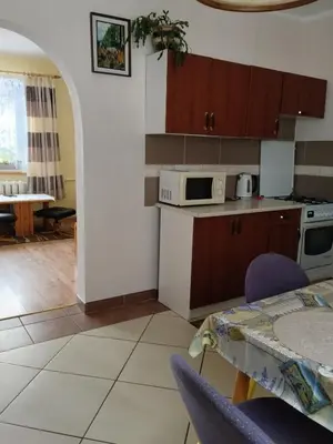 Kuchnia lub aneks kuchenny w obiekcie Zacisze Sokolec