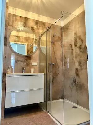 Łazienka w obiekcie Apartamenty na Długiej