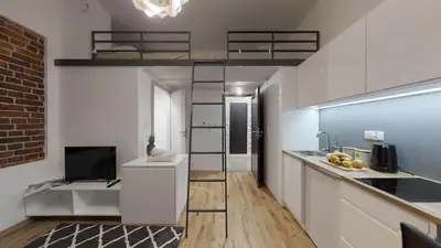 Kuchnia lub aneks kuchenny w obiekcie APARTHOTEL TECTUM