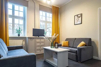 Telewizja i/lub zestaw kina domowego w obiekcie Heart of Wrocław - Spacious 3rooms 75m2 AS Home Apartamenty R243