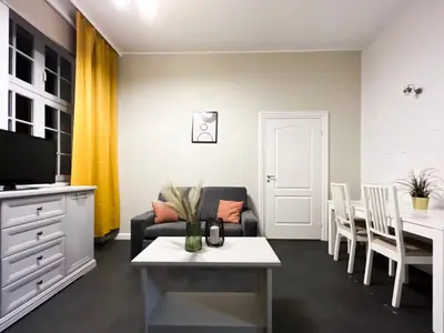 Część wypoczynkowa w obiekcie Heart of Wrocław - Spacious 3rooms 75m2 AS Home Apartamenty R243
