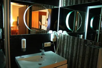 Łazienka w obiekcie Hotel Linder