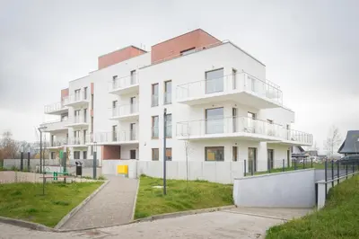 Budynek, w którym mieści się apartament