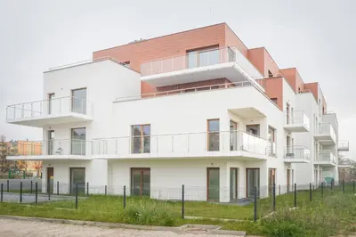Budynek, w którym mieści się apartament