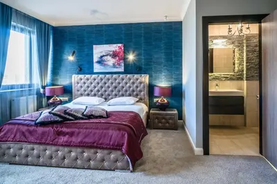 Łóżko lub łóżka w pokoju w obiekcie Resort Strzelnica