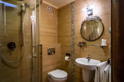Łazienka w obiekcie Resort Strzelnica
