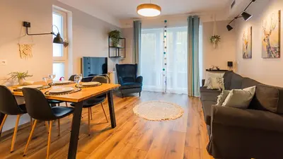 Część wypoczynkowa w obiekcie VacationClub - Aleja Zwycięzców Apartament 12