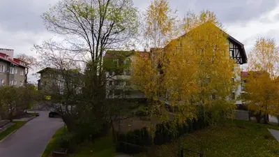 Budynek, w którym mieści się apartament