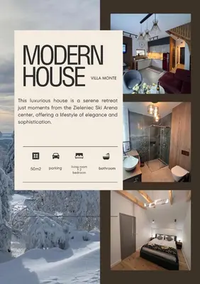 Plan piętra w obiekcie Villa Monte Apartament z ogrodem