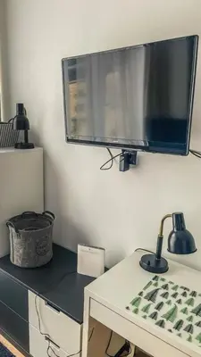 Telewizja i/lub zestaw kina domowego w obiekcie Biała Perła Czarna Góra Resort Apartament 102
