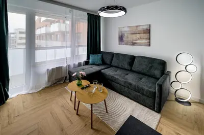 Część wypoczynkowa w obiekcie RentPlanet - Kępa Mieszczańska II