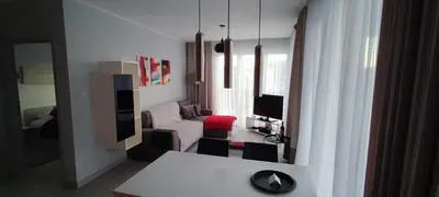Część wypoczynkowa w obiekcie Czarna Góra Resort Apartament na Skarpie