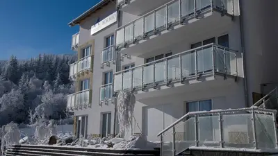 Obiekt Czarna Góra Resort Apartament na Skarpie zimą