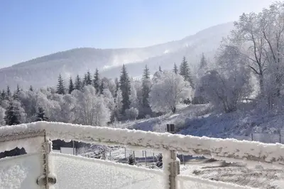 Obiekt Czarna Góra Resort Apartament na Skarpie zimą