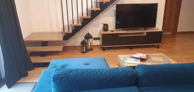 Telewizja i/lub zestaw kina domowego w obiekcie Willa ViWaldi Janowa Góra