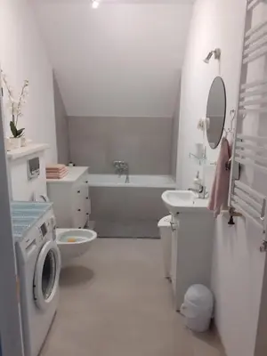 Łazienka w obiekcie Apartament w Starym Młynie