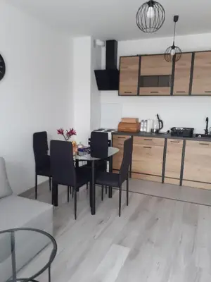 Kuchnia lub aneks kuchenny w obiekcie Apartament w Starym Młynie