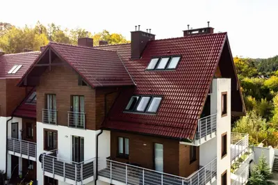 Budynek, w którym mieści się aparthotel