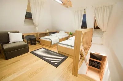 Łóżko lub łóżka w pokoju w obiekcie Villa Alina Medical SPA