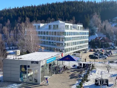 Widok na góry z tego apartamentu