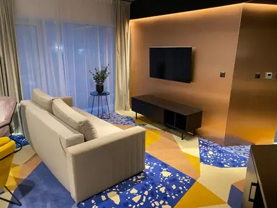 Telewizja i/lub zestaw kina domowego w obiekcie Bike Park & Spa Czarna Góra Resort