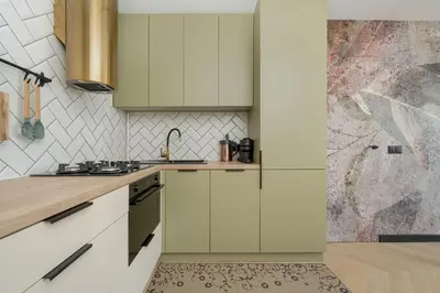 Kuchnia lub aneks kuchenny w obiekcie Zielińskiego Atmospheric Apartment Wrocław by Noclegi Renters