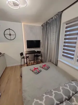 Telewizja i/lub zestaw kina domowego w obiekcie Slate Apartament Polanica - Zdrój