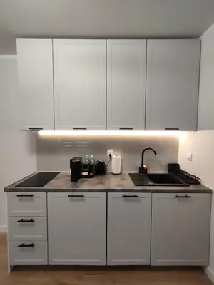 Kuchnia lub aneks kuchenny w obiekcie Slate Apartament Polanica - Zdrój