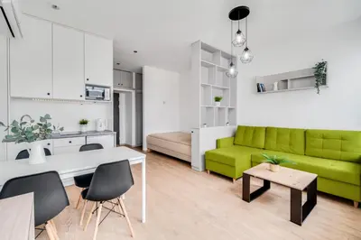 Część wypoczynkowa w obiekcie COMFISTAY Katowicka 39 - Apartamenty premium