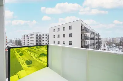 Budynek, w którym mieści się apartament