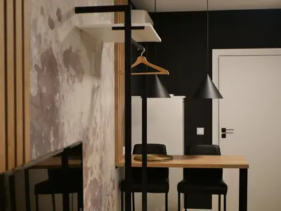 Plan piętra w obiekcie Przytulna kawalerka 77