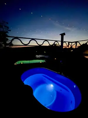 Basen w obiekcie Alba Góra Św Anny Restauracja i Pokoje lub w pobliżu