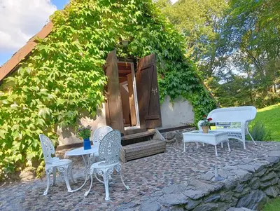 Ogród w obiekcie Agroturystyka Taszówka - Obórka , Zapole