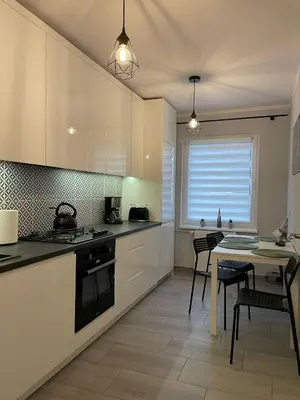 Kuchnia lub aneks kuchenny w obiekcie Apartament Pogodna
