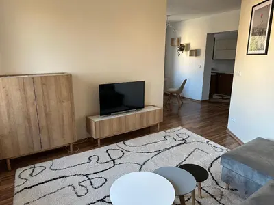 Telewizja i/lub zestaw kina domowego w obiekcie Apartament Wałbrzych