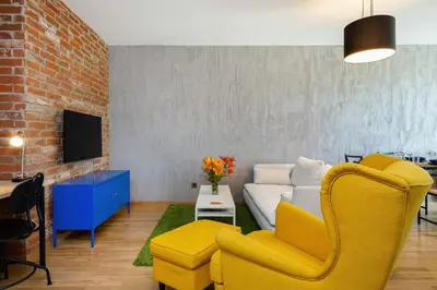 Telewizja i/lub zestaw kina domowego w obiekcie Elegant Apartment Tumskie Ogrody with FREE GARAGE Wrocław by Noclegi Renters