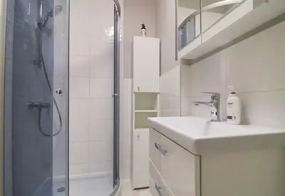 Łazienka w obiekcie Miło i wygodnie w centrum