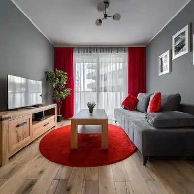 Central Park Red Apartment by BookingHost