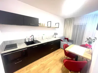 Kuchnia lub aneks kuchenny w obiekcie Apartment Premium Atal City Square-Free Parking Space In The Garage