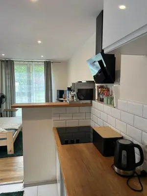 Kuchnia lub aneks kuchenny w obiekcie Studio na Krzykach