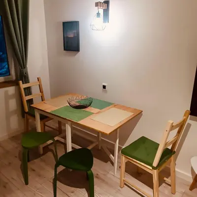 Część wypoczynkowa w obiekcie Studio z sauną