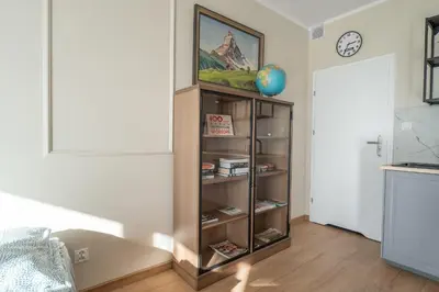 Kuchnia lub aneks kuchenny w obiekcie 71m2 Apartament Superior z Tarasem, Ogródkiem i Widokiem na Góry, Zachód Słońca, Parking - Kłodzko - Przyjaciół Ziemi Kłodzkiej, Centrum Kotlina Kłodzka