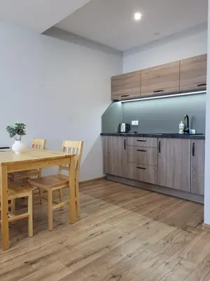 Kuchnia lub aneks kuchenny w obiekcie ApartHotel9