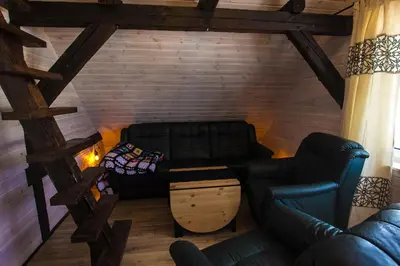 Część wypoczynkowa w obiekcie Apartament Agroturystyka Koniec Świata