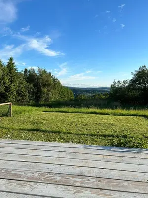 Przyroda w pobliżu tego domu w stylu alpejskim