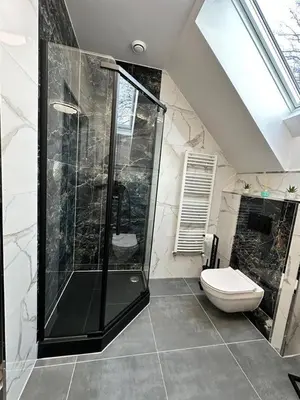 Łazienka w obiekcie Apartament Rodzinny w Goszowie